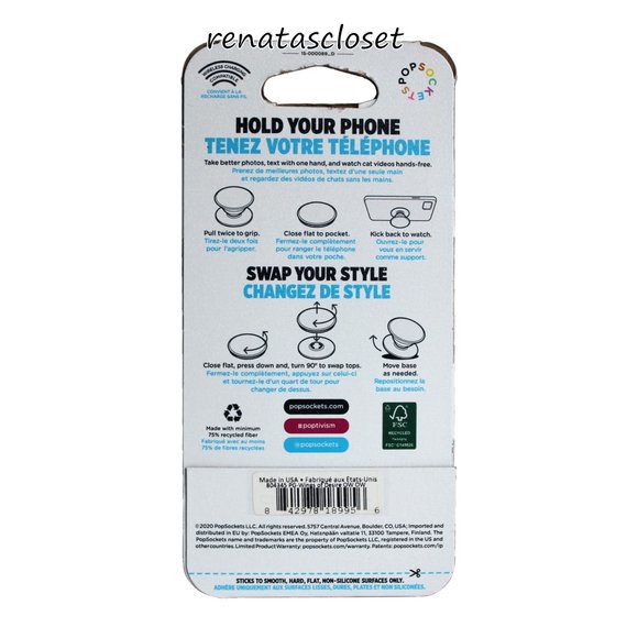 PopSocket PopGrip Wings of Desire Cellphone Grip & Stand NIP - Picture 6 of 8